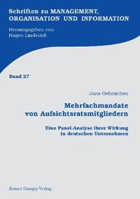 Vorderes Coverbild Mehrfachmandate von Aufsichtsratsmitgliedern