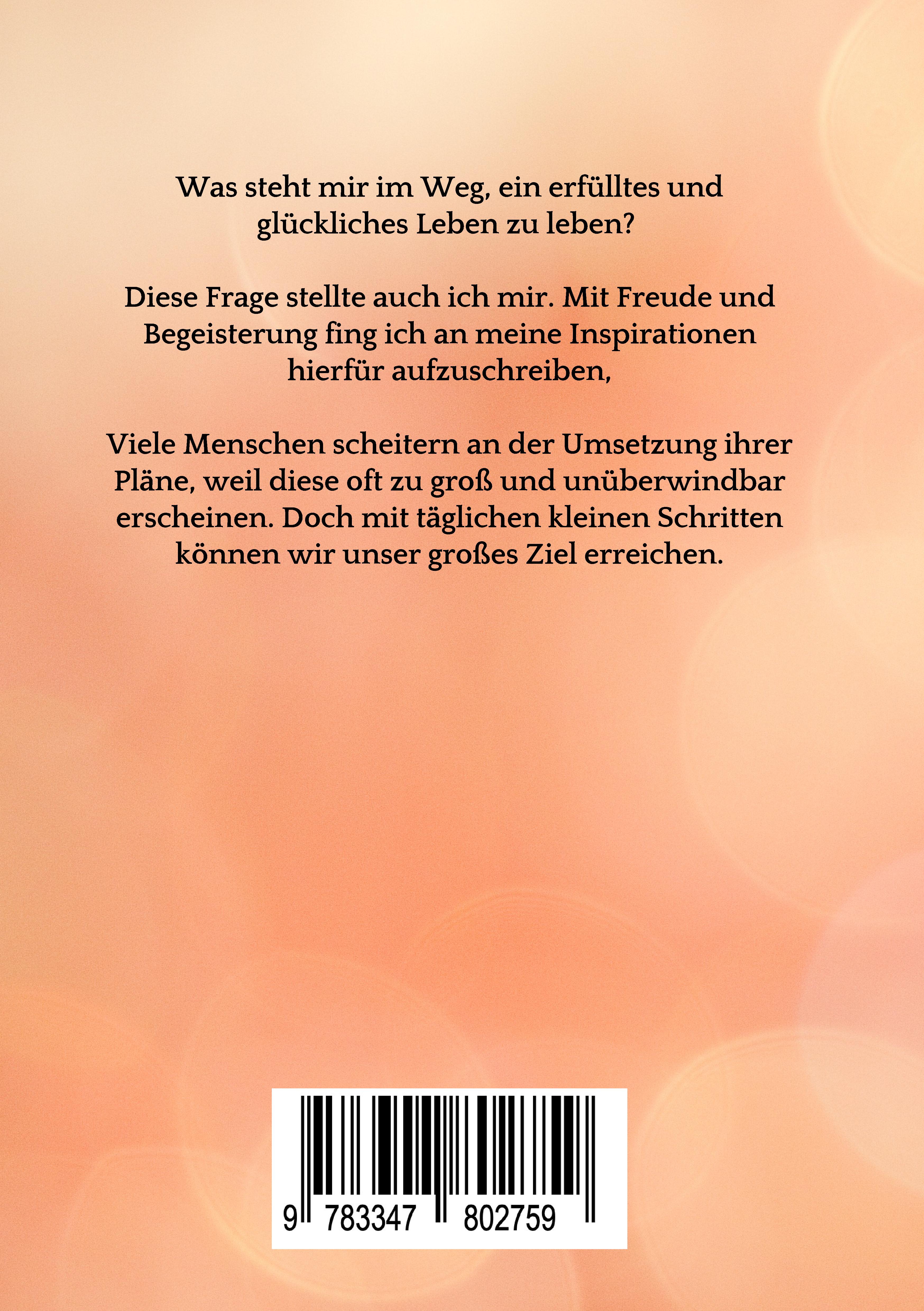 Rückseitencover Mein Weg in ein erfülltes Leben
