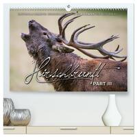 Vorderes Coverbild Emotionale Momente: Hirschbrunft. Part III. (hochwertiger Premium Wandkalender 2025 DIN A2 quer), Kunstdruck in Hochglanz