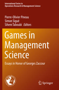 Vorderes Coverbild Games in Management Science