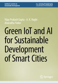 Vorderes Coverbild Green IoT and AI for Sustainable Development of Smart Cities