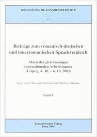 Vorderes Coverbild Beiträge zum romanisch-deutschen und innerromanischen Sprachvergleich