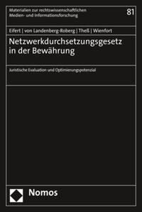 Vorderes Coverbild Netzwerkdurchsetzungsgesetz in der Bewährung