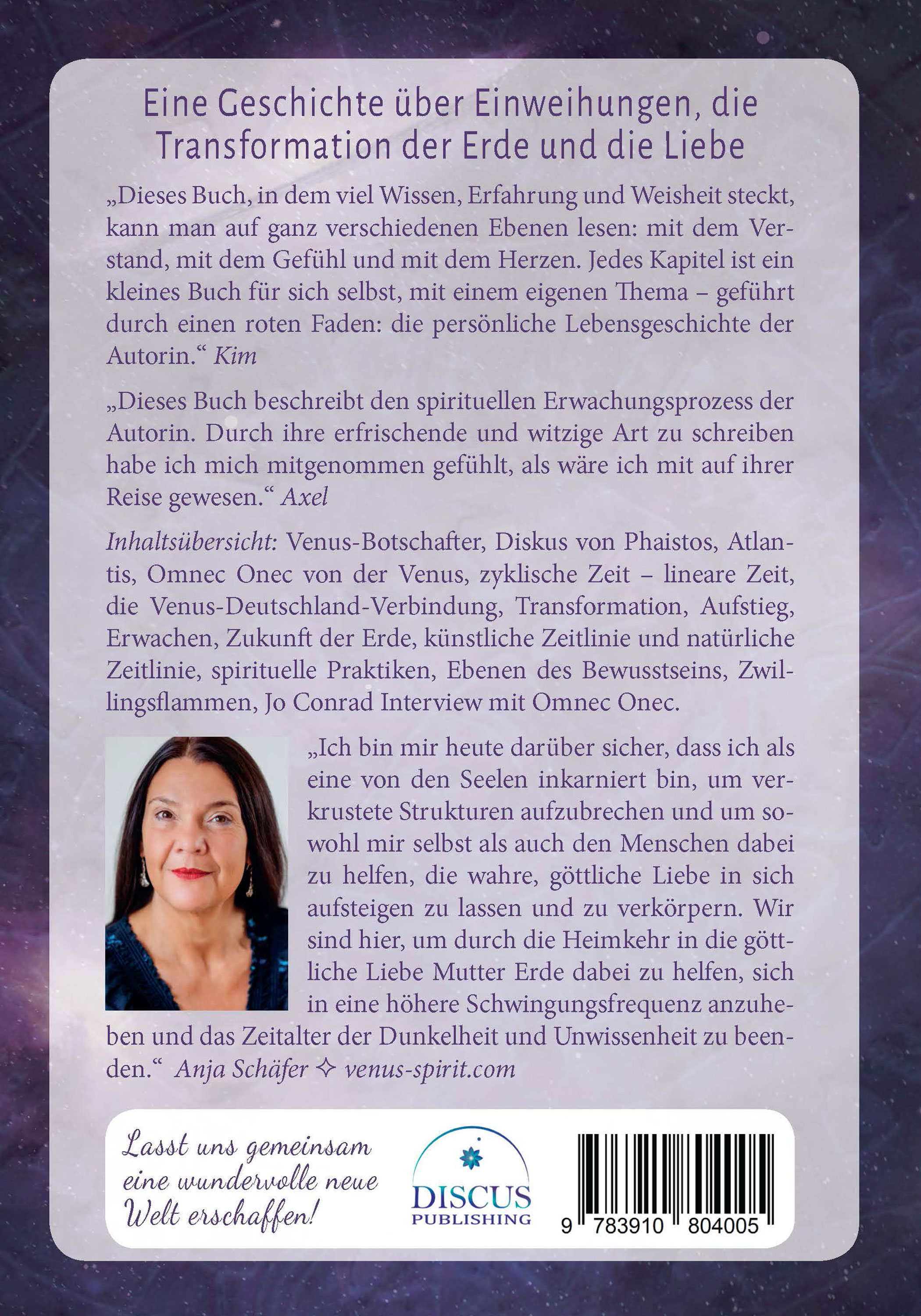 Rückseitencover Venus und ich