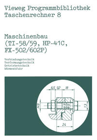 Vorderes Coverbild Maschinenbau (TI-58/59, HP-41 C, FX-502/602 P)