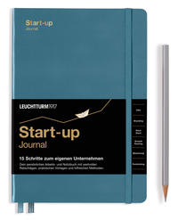 Vorderes Coverbild Start-Up Journal (Stone Blue)