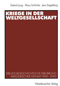 Vorderes Coverbild Kriege in der Weltgesellschaft