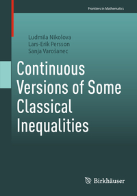 Vorderes Coverbild Continuous Versions of Some Classical Inequalities