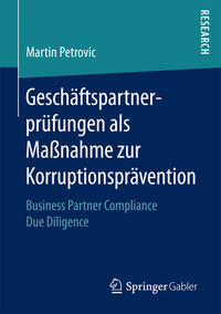 Vorderes Coverbild Geschäftspartnerprüfungen als Maßnahme zur Korruptionsprävention