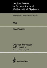 Vorderes Coverbild Decision Processes in Economics