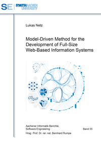 Vorderes Coverbild Model-Driven Method for the Development of Full-Size Web-Based Information Systems