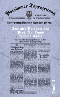 Vorderes Coverbild Das alte Potsdam des Prof. Dr. Hans Leopold Kania