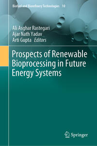 Vorderes Coverbild Prospects of Renewable Bioprocessing in Future Energy Systems