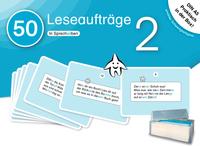 Vorderes Coverbild 50 Leseaufträge 2 in der Box in Sprechsilben