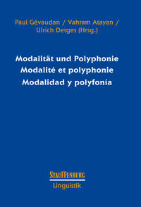 Vorderes Coverbild Modalität und Polyphonie Modalité et polyphonie Modalidad y polyfonía