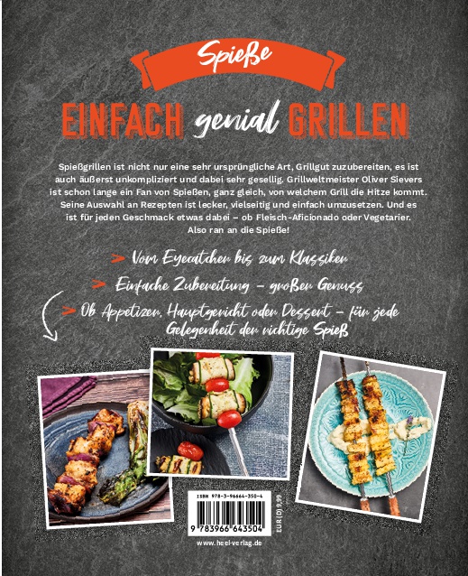 Rückseitencover Einfach genial Grillen - Spießgrillen