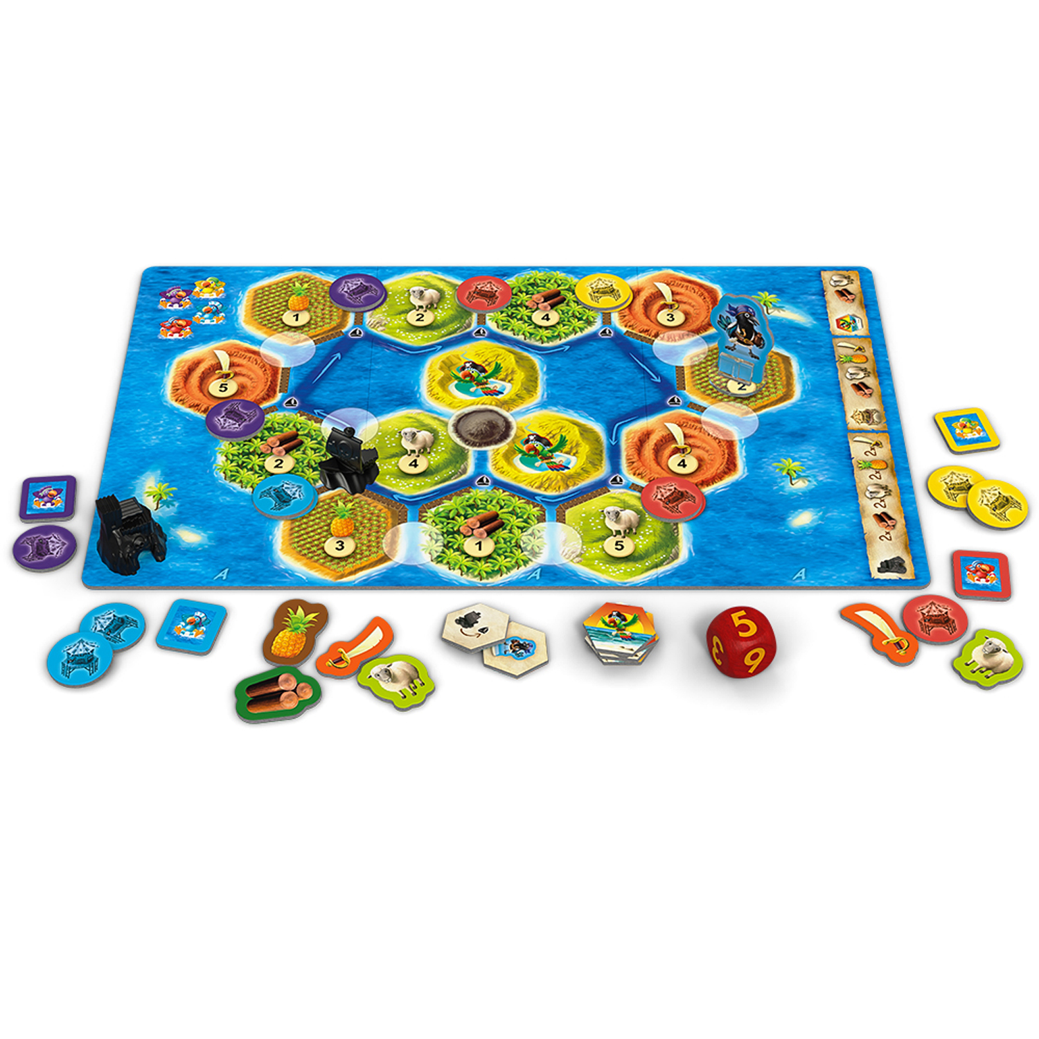 Beispielinhalt (Bild) Catan Junior