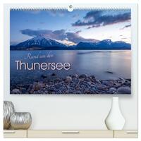 Vorderes Coverbild Rund um den Thunersee (hochwertiger Premium Wandkalender 2025 DIN A2 quer), Kunstdruck in Hochglanz