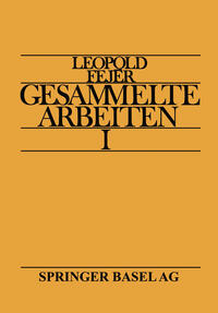 Vorderes Coverbild Leopold Fejér Gesammelte Arbeiten I