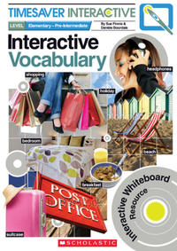 Vorderes Coverbild Timesaver Interactive 'Interactive Vocabulary', mit Interactive Whiteboard CD-Rom