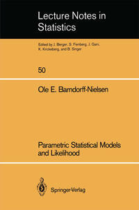 Vorderes Coverbild Parametric Statistical Models and Likelihood