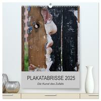 Vorderes Coverbild Plakatabrisse 2025 - Die Kunst des Zufalls / Planer (hochwertiger Premium Wandkalender 2025 DIN A2 hoch), Kunstdruck in Hochglanz