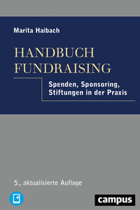 Vorderes Coverbild Handbuch Fundraising