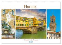 Vorderes Coverbild Florenz - Reiseziel in der Toskana (Wandkalender 2026 DIN A2 quer), CALVENDO Monatskalender