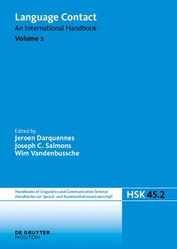 Vorderes Coverbild Language Contact. Volume 2