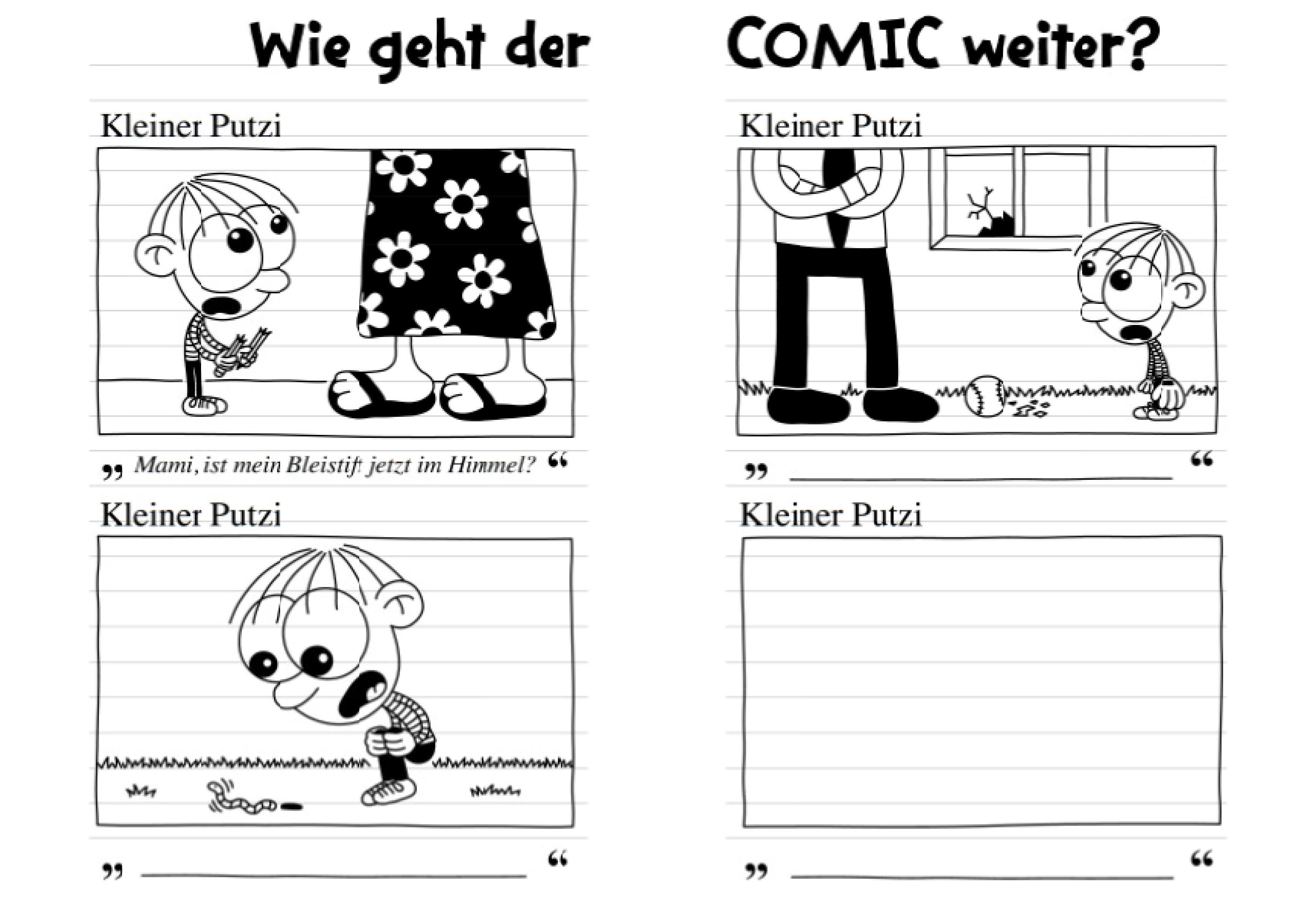 Beispielinhalt (Bild) Gregs Tagebuch - Mach´s wie Greg!