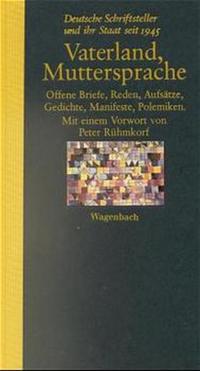 Vorderes Coverbild Vaterland, Muttersprache