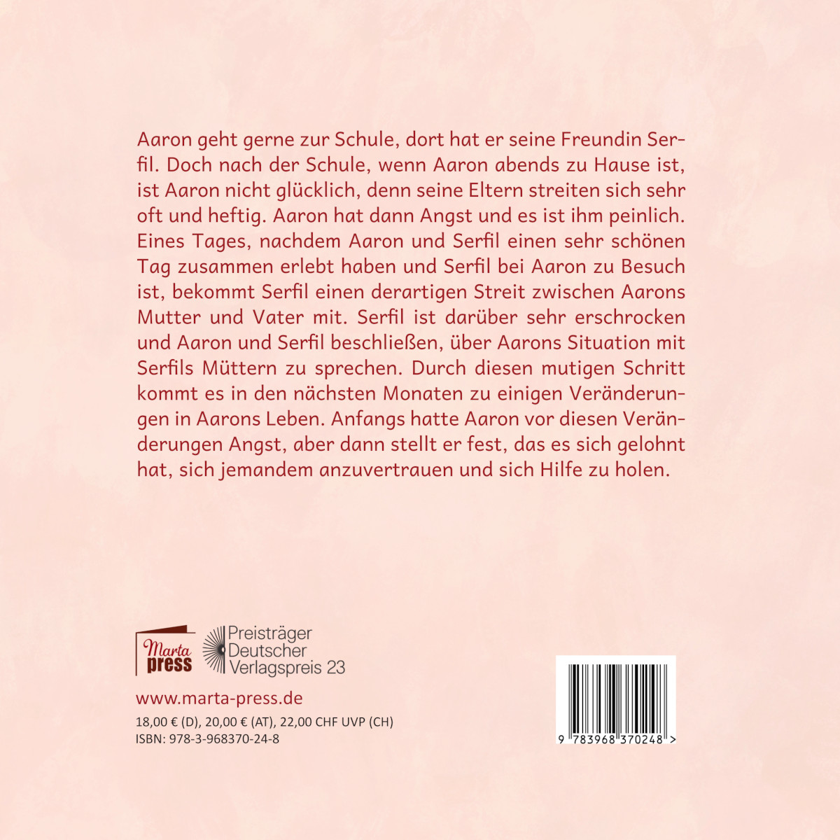 Rückseitencover Aarons Umzug
