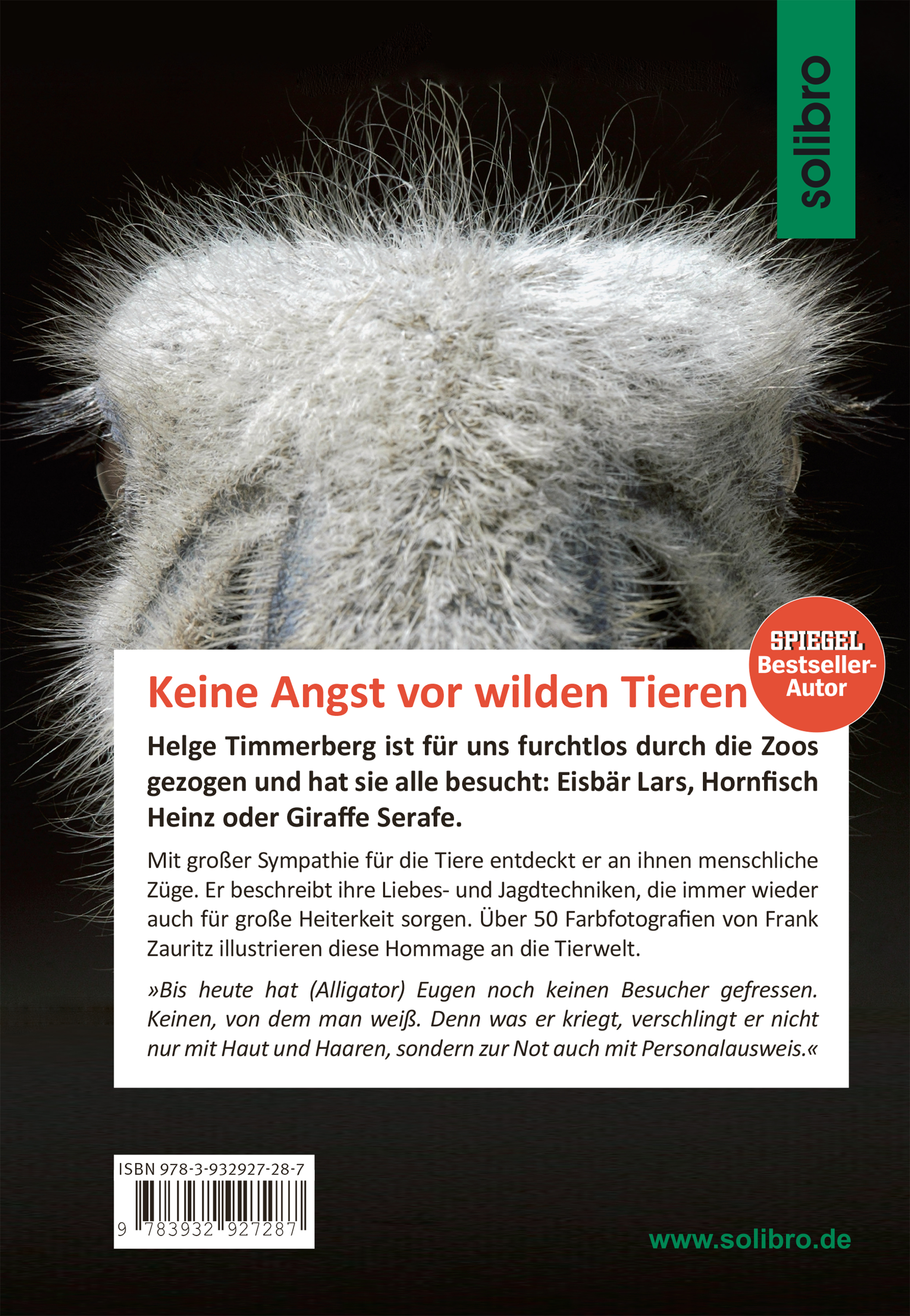 Rückseitencover Timmerbergs Tierleben