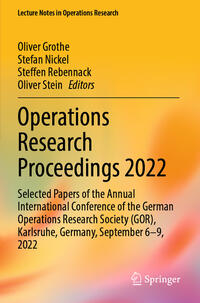 Vorderes Coverbild Operations Research Proceedings 2022
