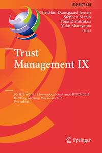 Vorderes Coverbild Trust Management IX