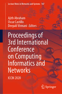 Vorderes Coverbild Proceedings of 3rd International Conference on Computing Informatics and Networks
