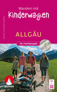 Vorderes Coverbild Wandern mit Kinderwagen Allgäu