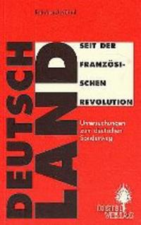 Vorderes Coverbild Deutschland seit der Französischen Revolution