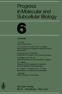 Vorderes Coverbild Progress in Molecular and Subcellular Biology