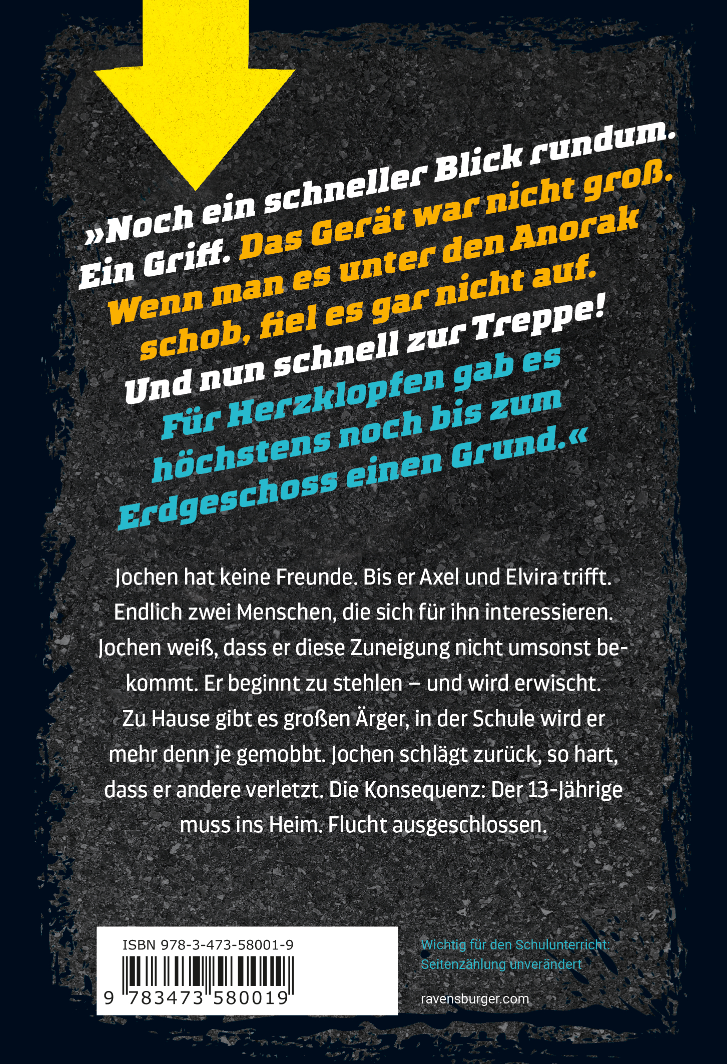 Rückseitencover Rolltreppe abwärts
