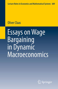 Vorderes Coverbild Essays on Wage Bargaining in Dynamic Macroeconomics
