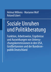 Vorderes Coverbild Soziale Unruhen und Politikberatung