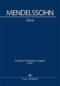 Vorderes Coverbild Gloria in Es (Klavierauszug)