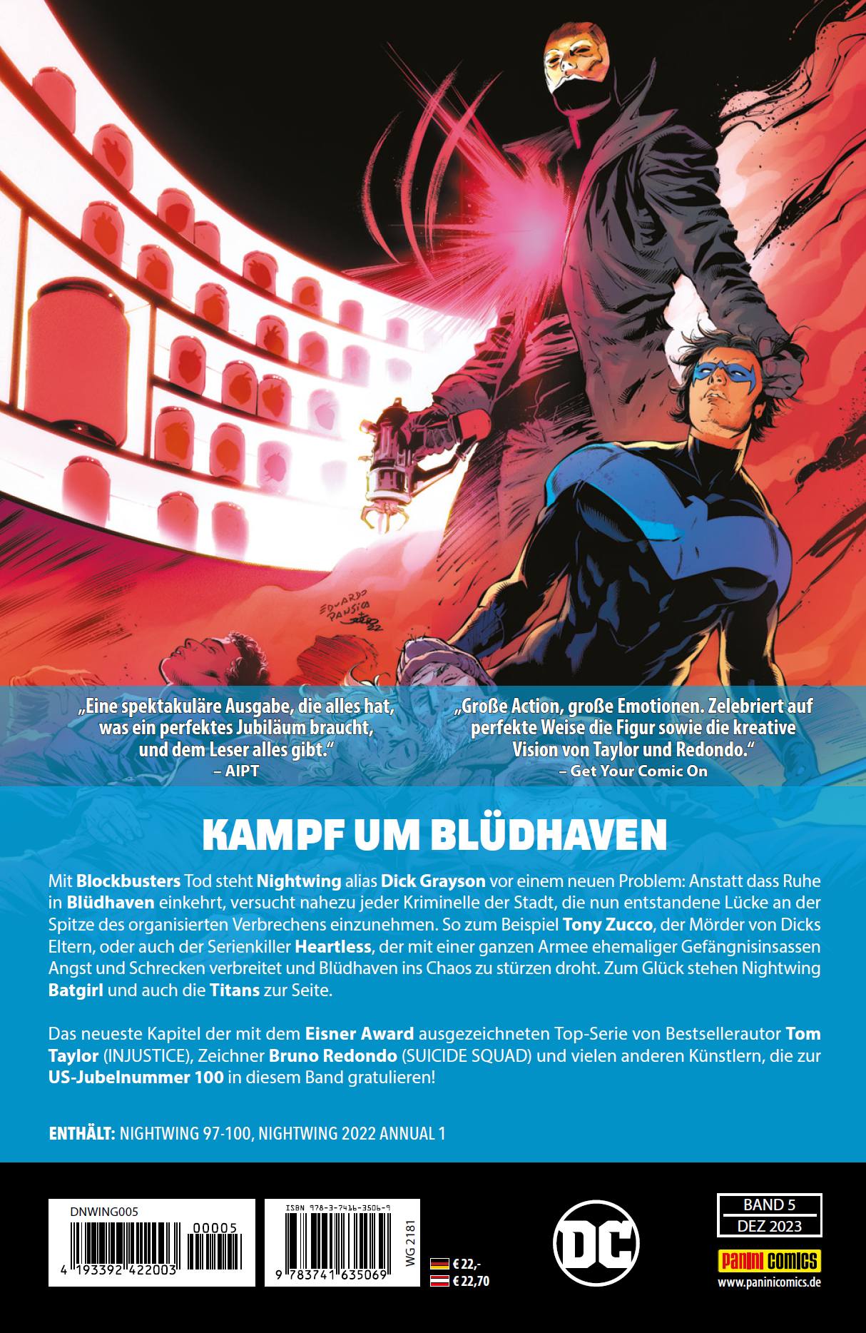 Rückseitencover Nightwing
