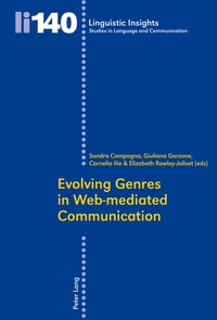 Vorderes Coverbild Evolving Genres in Web-mediated Communication