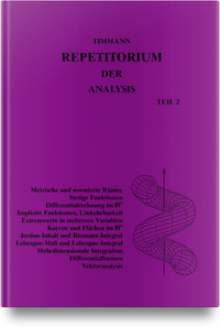 Vorderes Coverbild Repetitorium der Analysis, Teil 2