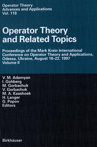Vorderes Coverbild Operator Theory and Related Topics