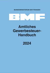 Vorderes Coverbild Amtliches Gewerbesteuer-Handbuch 2024
