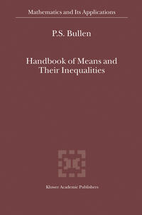 Vorderes Coverbild Handbook of Means and Their Inequalities