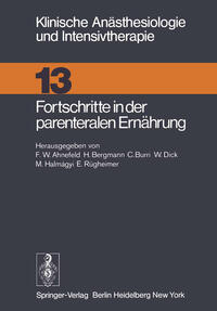 Vorderes Coverbild Fortschritte in der parenteralen Ernährung